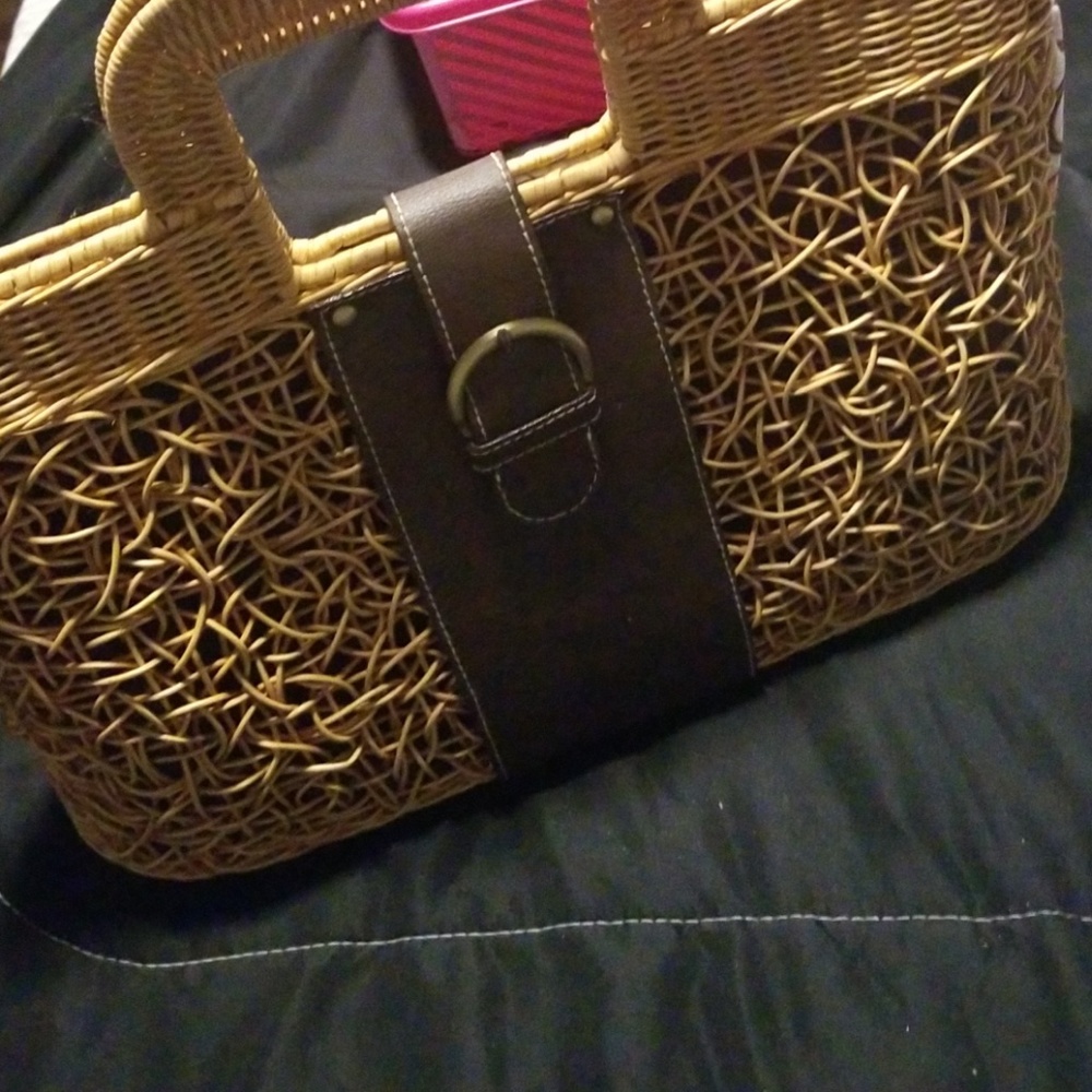 AFRICAN Wood clutch